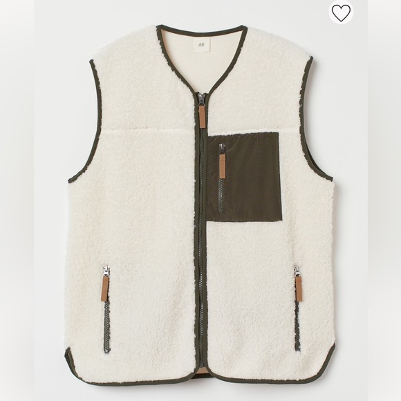H&M Jackets & Blazers - NWT H&M Faux Shearling Vest